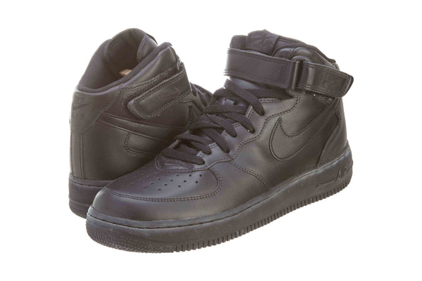 Nike Air Force 1 Mid Black Athletic Shoes Mens Style :306352
