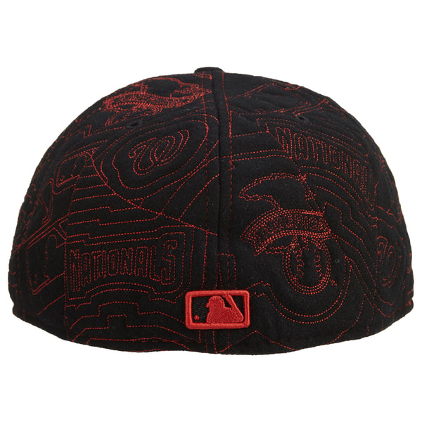 New Era Washington Nationals Fitted Hat Mens Style : Hat553