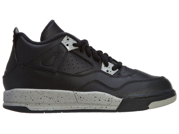 Nike Jordan 4 Retro LS BP Black Tech Grey Oreo Boys / Girls Style :707430