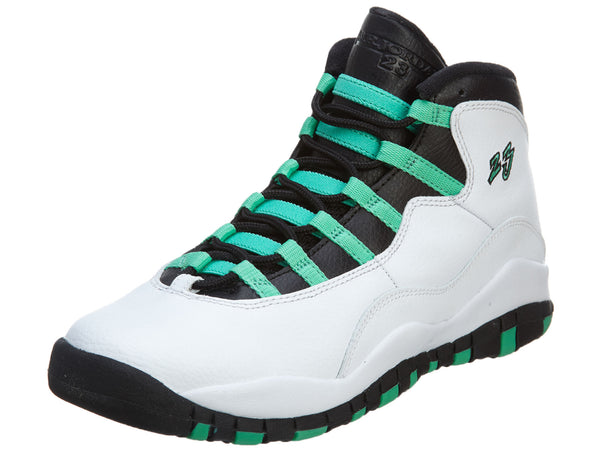 Air Jordan 10 Retro 30th Gg (gs) "verde" Boys / Girls Style :705180
