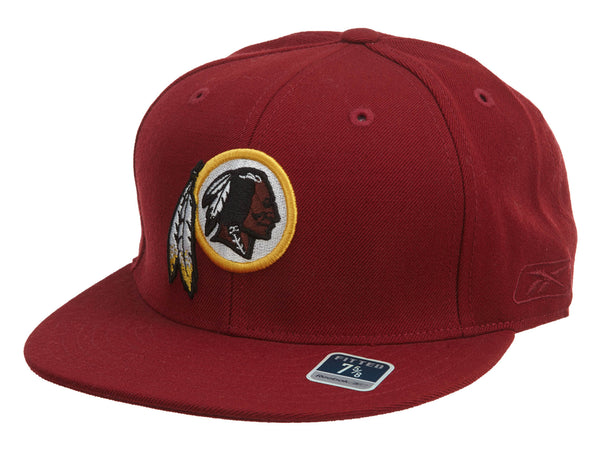 Reebok NFL Team Prim Color Washington Redskins Fitted Cap Mens Style : TS696