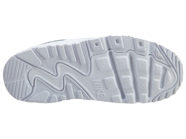 Nike Air Max 90 White Leather Casual Shoes Boys / Girls Style :833416
