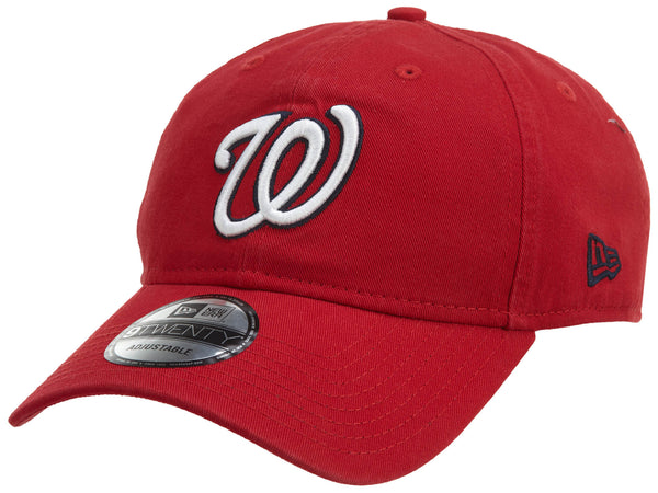 New Era Men's Washington Nationals New Era Red Shore Performance 9twenty Adjustable Hat Unisex Style : 11417761