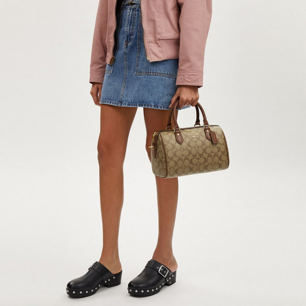 Rowan Satchel Bag In Signature Canvas