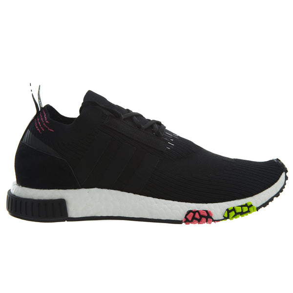 Adidas Originals NMD Racer Primeknit in Core Black/pink Mens Style :CQ2441