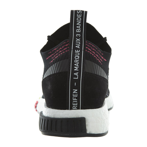Adidas Originals NMD Racer Primeknit in Core Black/pink Mens Style :CQ2441