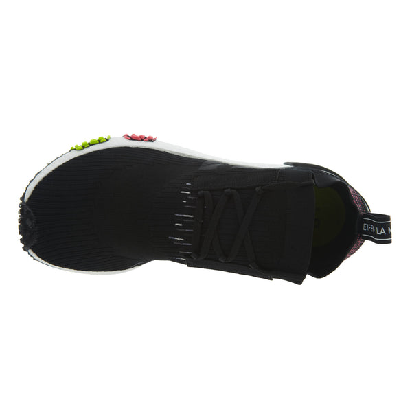 Adidas Originals NMD Racer Primeknit in Core Black/pink Mens Style :CQ2441