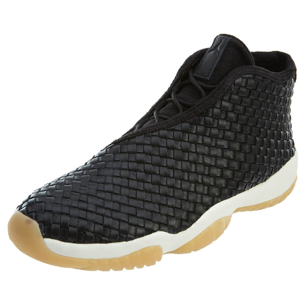 Air Jordan Future Premium Leather Black Sail Gum Yellow Mens Style :652141