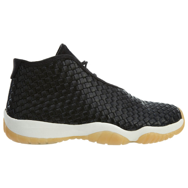 Air Jordan Future Premium Leather Black Sail Gum Yellow Mens Style :652141