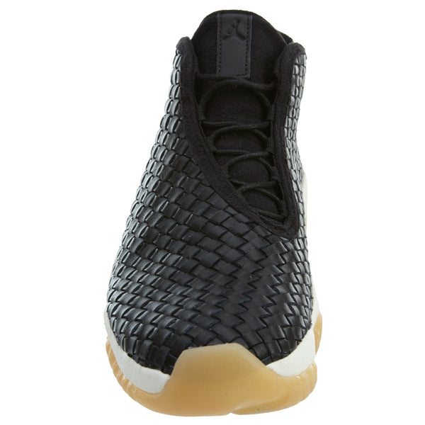 Air Jordan Future Premium Leather Black Sail Gum Yellow Mens Style :652141