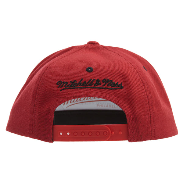 Mitchell&ness Hexagon Miami Heat Snapback #30 Unisex Style : Bh78b1-RED