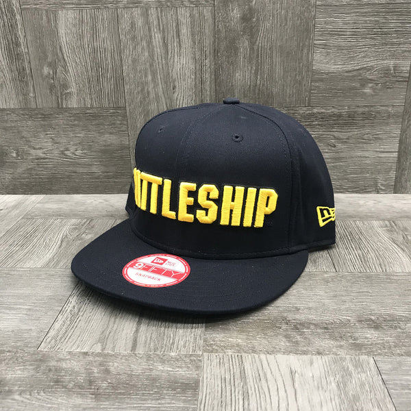New Era Battleship Boardgame Wordmark Logo Adjustable Snapback Unisex Style : Rn11493