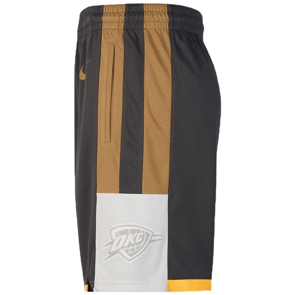 Nike Oklahoma City Thunder Dri-fit City Edition Swingman Shorts Mens Style : Bv5881