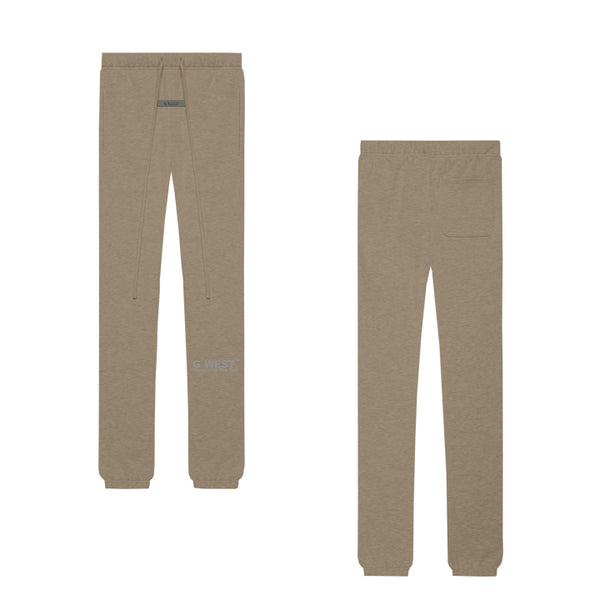 G WEST MEN`S LIFESTYLE PREMIUM JOGGER PANTS -OXFORD TAN