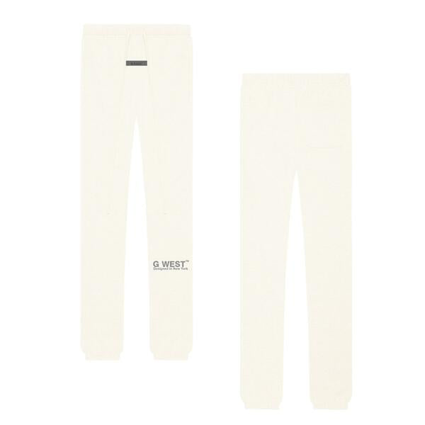 G WEST MEN`S LIFESTYLE PREMIUM JOGGER PANTS -CLOUD CREAM