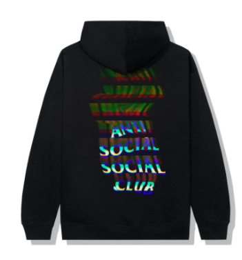 Anti Social Social Club Channel 747 Hoodie Mens Style : 7012569
