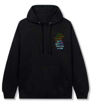 Anti Social Social Club Channel 747 Hoodie Mens Style : 7012569