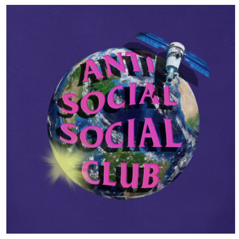 Anti Social Social Club Worldwide Hoodie Mens Style : 7012897