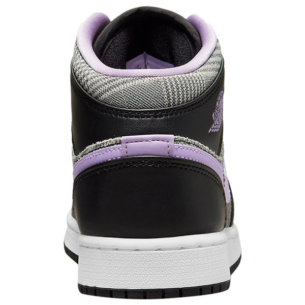 AIR JORDAN 1 MID SE GS 'HOUNDSTOOTH'