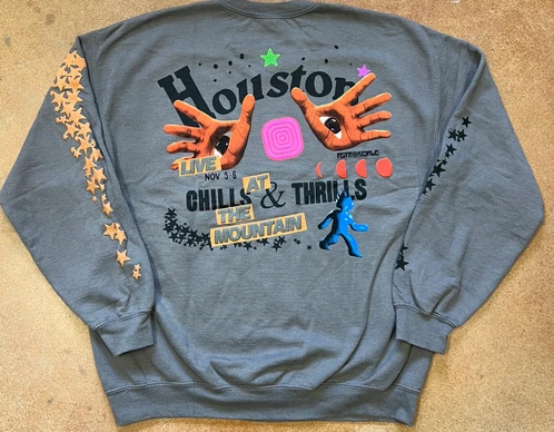 Travis Scott Astrofest 2021 Houston Crewneck Mens Style : Af21-cs20