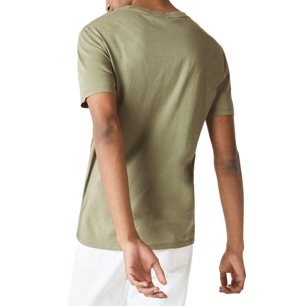 Lacoste V-neck Pima Cotton Jersey T-shirt Mens Style : Th6710 51