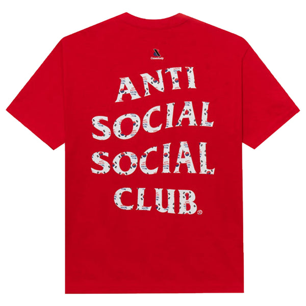 Anti Social Social Club Case Study Flag T-shirt Mens Style : 939610