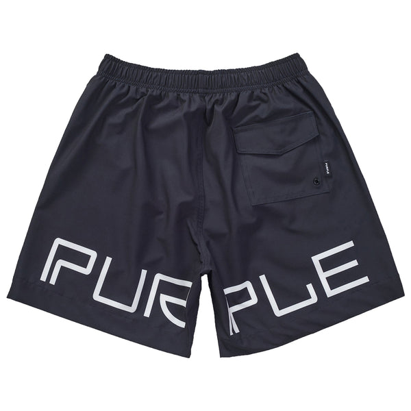 Purple-brand Printed All Round Short-wordmark Mens Style : P504-pbls322