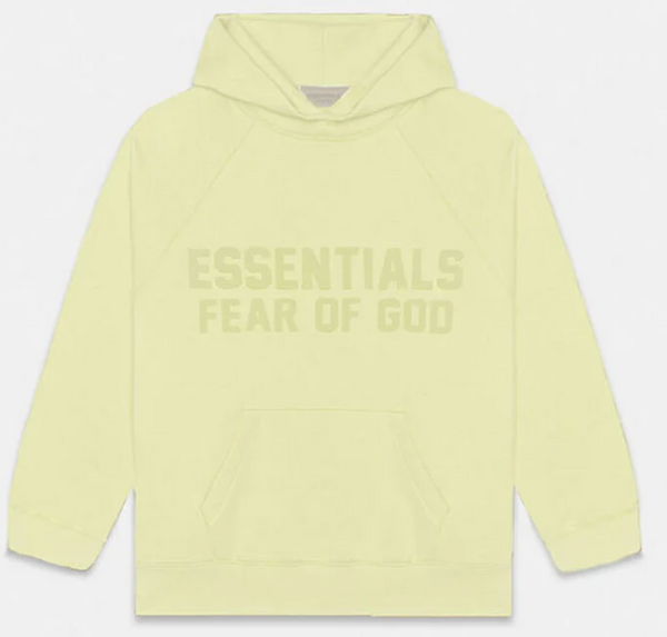 Essentials Fear Of God Mens Canary Hoodie Mens Style : Fgmh9012
