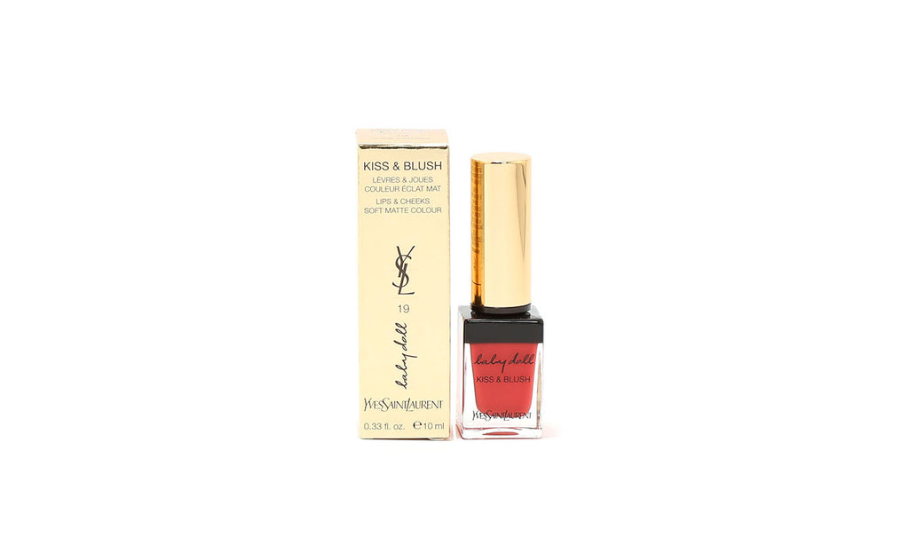 YSL BABYDOLL KISS & BLUSH #19CORAIL SULFUREUX