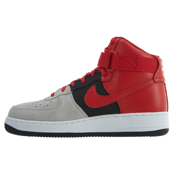 Nike Air Force 1 High Top Lv8 Wolf Grey Red Black Mens Style :806403