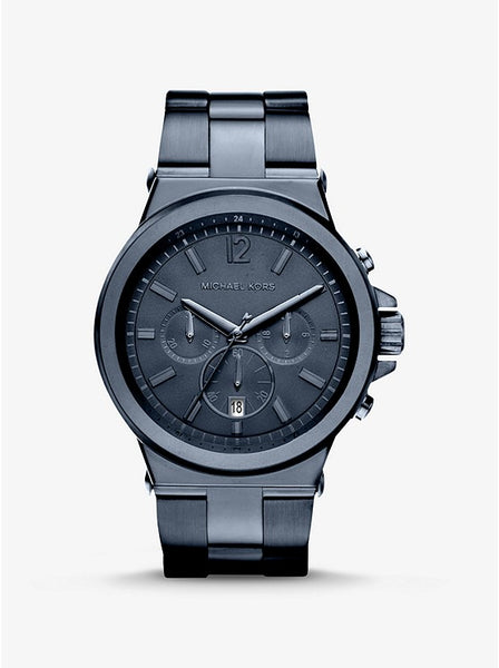 Oversized Dylan Navy-Tone Watch Style # MK8655