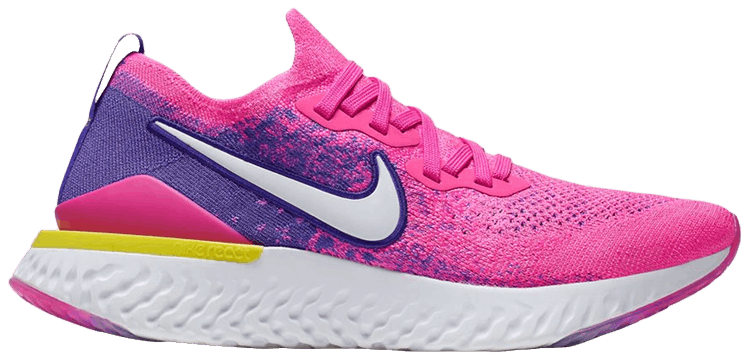 NIKE / EPIC REACT / WMNS EPIC REACT FLYKNIT 2 'LASER FUCHSIA PULSE' Style # CK0821 600