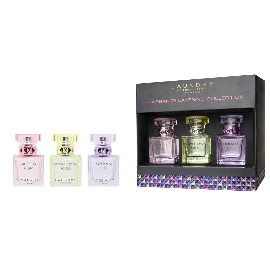 LAUNDRY by SHELLI SEGAL FRAGRANCE LAYERING COLLECT 3-1 OZ BTLS
