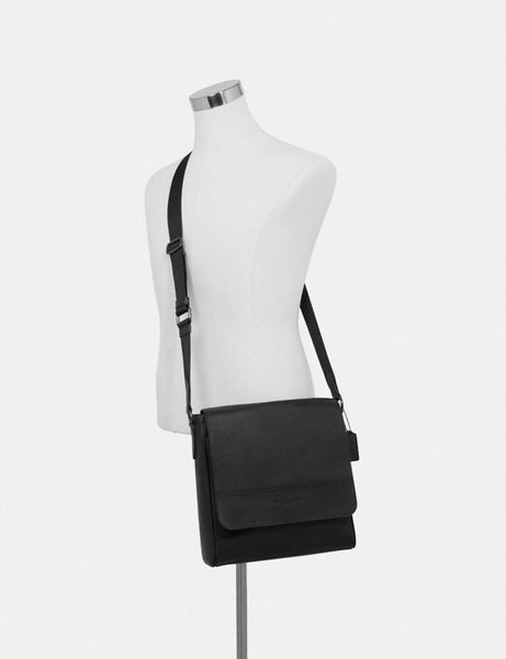 Houston Map Bag Style No. F68015 Black/Black Antique Nickel