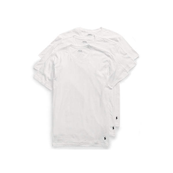 Men's Slim Crewneck 3-Pack | Ralph Lauren - White