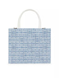 Mini G Tote Shopping Bag In 4G Washed Denim