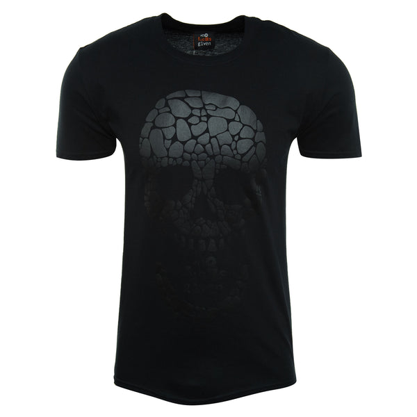 Nofuchsgiven Matte Black Skull Tee Mens Style : Nfg-tee