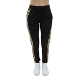 Red Fox Color Stripe Jogger Pant Womens Style : St864p-BK