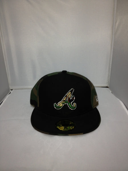 Atlanta Braves New Era Fitted BLACK/GREEN 13