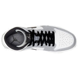 Jordan 1 Mid Light Smoke Grey Mens Style : 554724-092