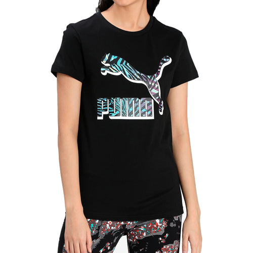 Puma Cg Reg Fit Graphic Tee Womens Style : 599617