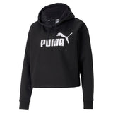 Puma Ess Cropped Logo Hoodie Womens Style : 586869