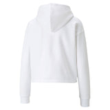 Puma Ess+ Cropped Metallic Hoodie Womens Style : 586891