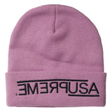 Supreme USA Beanie Violet