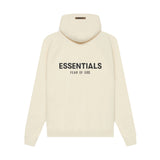 Fear Of God Essentials Back Logo Fleece Pullover Hoodie Mens Style : 614241
