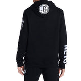 Pro Standard Brooklyn Nets Stacked Logo Hoodie Mens Style : Bbn552601