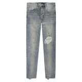 Purple-brand Slim Fit Jeans-low Rise With Slim Leg Mens Style : P002-mid