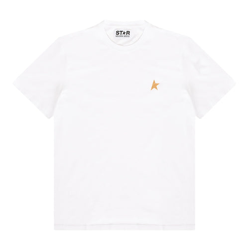 Golden Goose T-shirt Golden Regular S/s/m/small Star Mens Style : Gmp00880.p000594