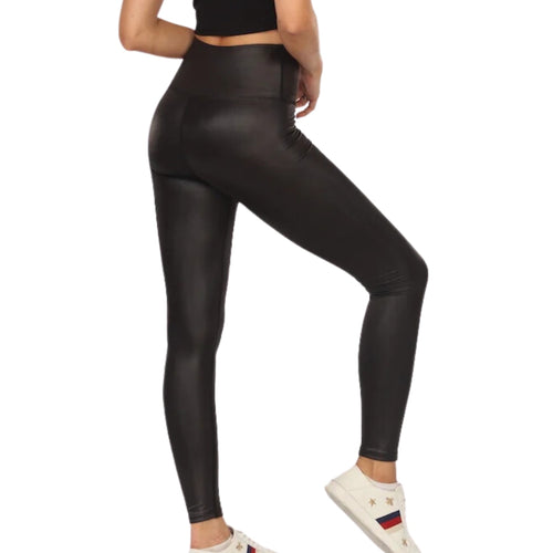 Lasociety High-rise Liquid Faux Leather Legging Womens Style : La-liq-1029