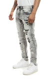 Smoke Rise Doodle Fashion Jean Mens Style : Jp22501